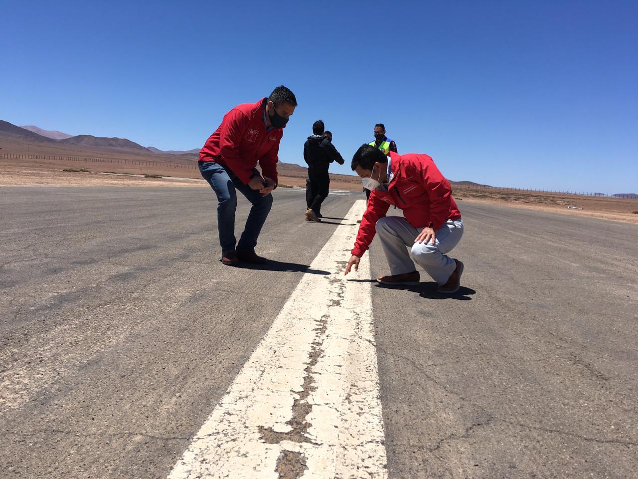 MOP inició conservación global en aeródromos de Taltal y Tocopilla