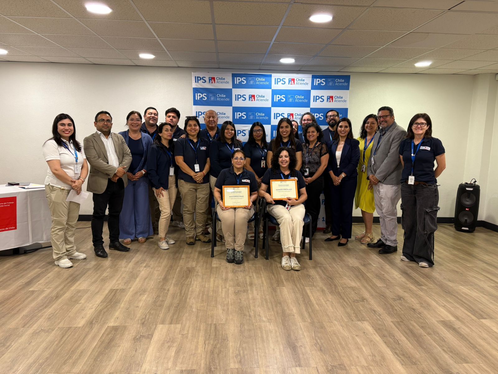 IPS reconoció a funcionarias con más de 30 años de servicio