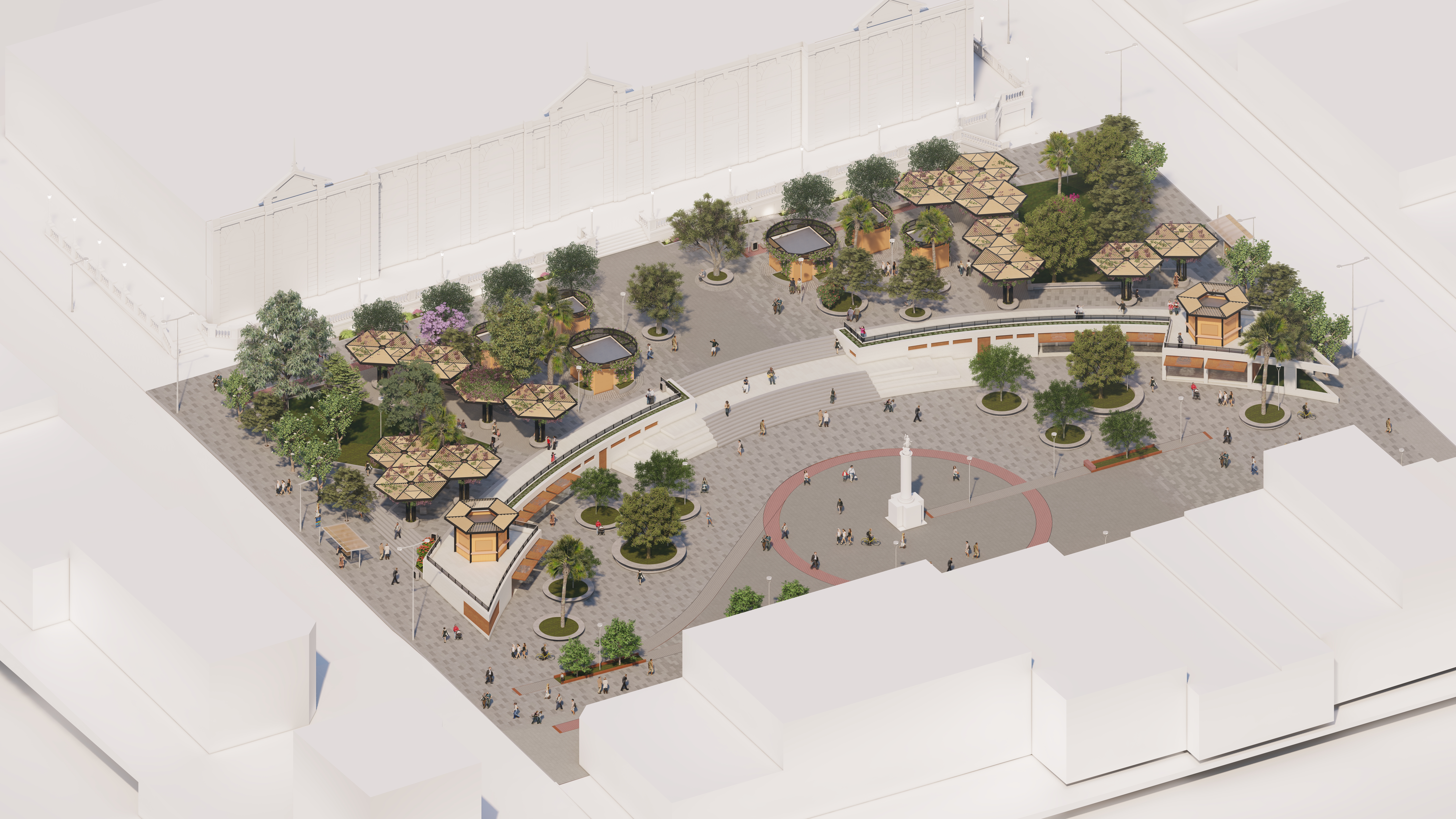 Después de dos decadas la plaza Sotomayor será completamente renovada