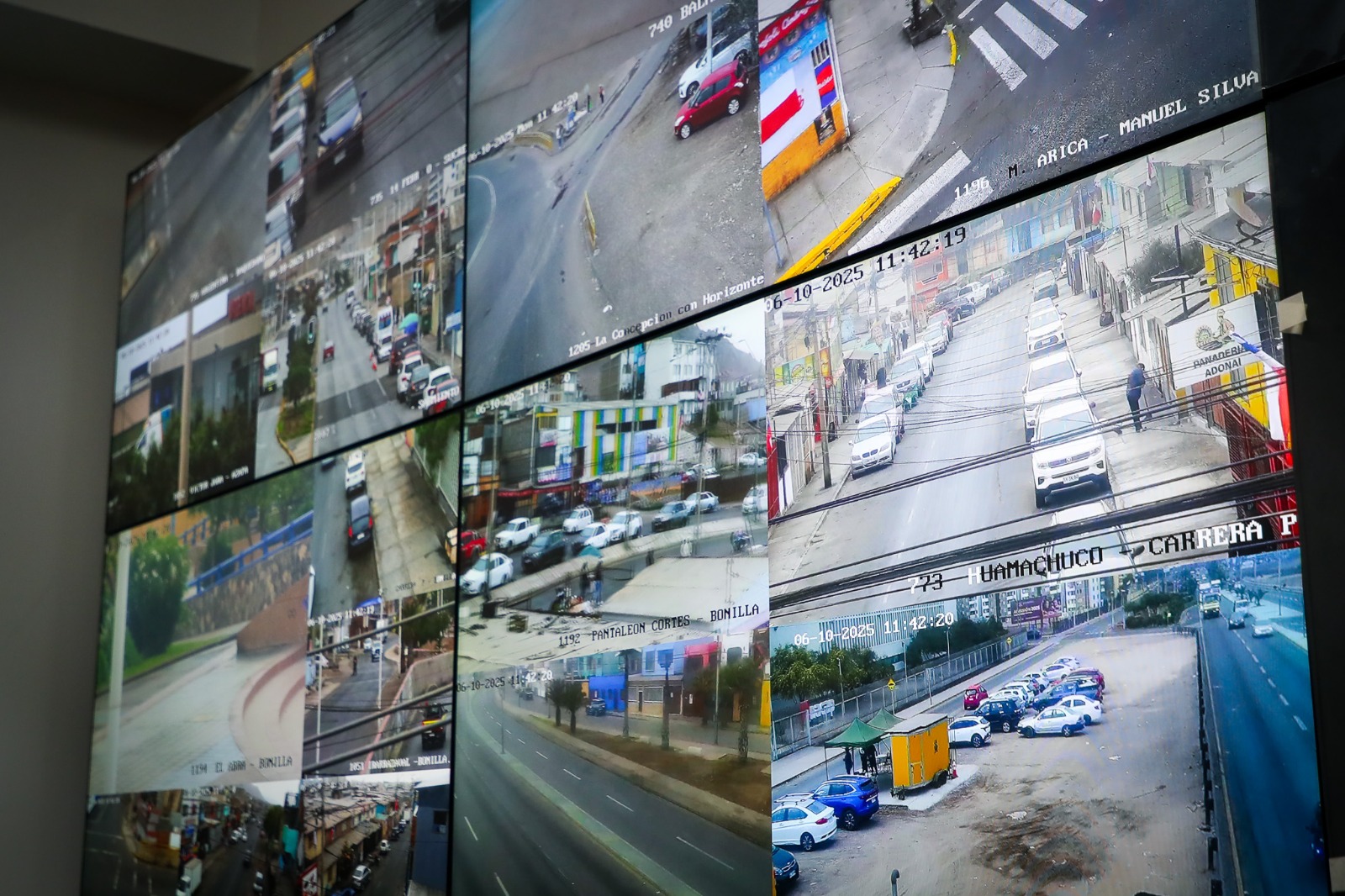 Detenciones, mejor respuesta policial y seguimiento en tiempo real en primeros 15 días de cámaras de televigilancia 24/7