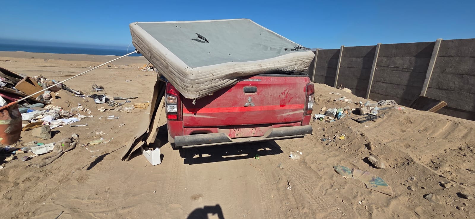 Patrulla municipal recupera camioneta robada pese a estar sin patentes