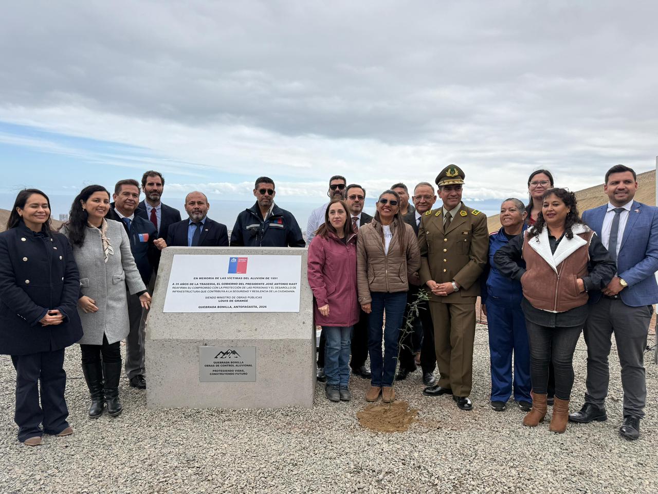 A 35 años del aluvión de 1991: Autoridades conmemoran a las víctimas y destacan avance de obras de protección en Quebrada Bonilla
