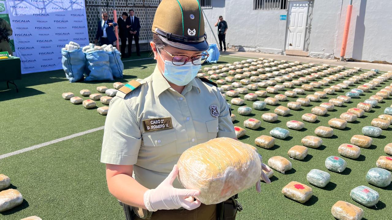 Cerco al narcotráfico permite incautación de 1.348 kilos de drogas en dos procedimientos