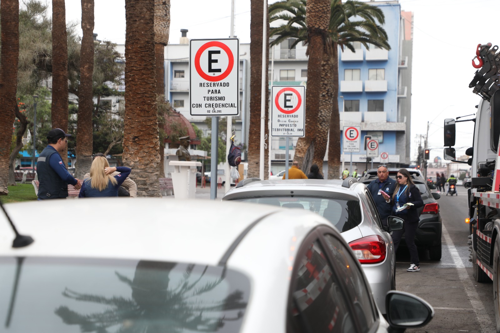 Municipio intensifica fiscalización de tránsito y supera las 2.400 infracciones por mal estacionamiento