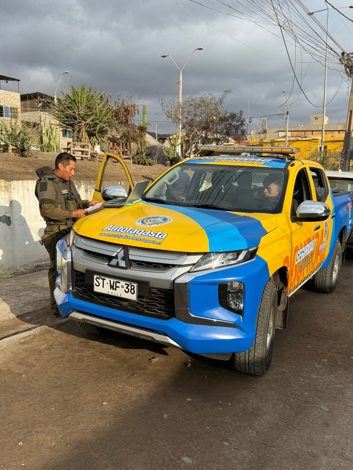 Vehículo robado fue recuperado gracias a lectores de patentes en servicio OS-14