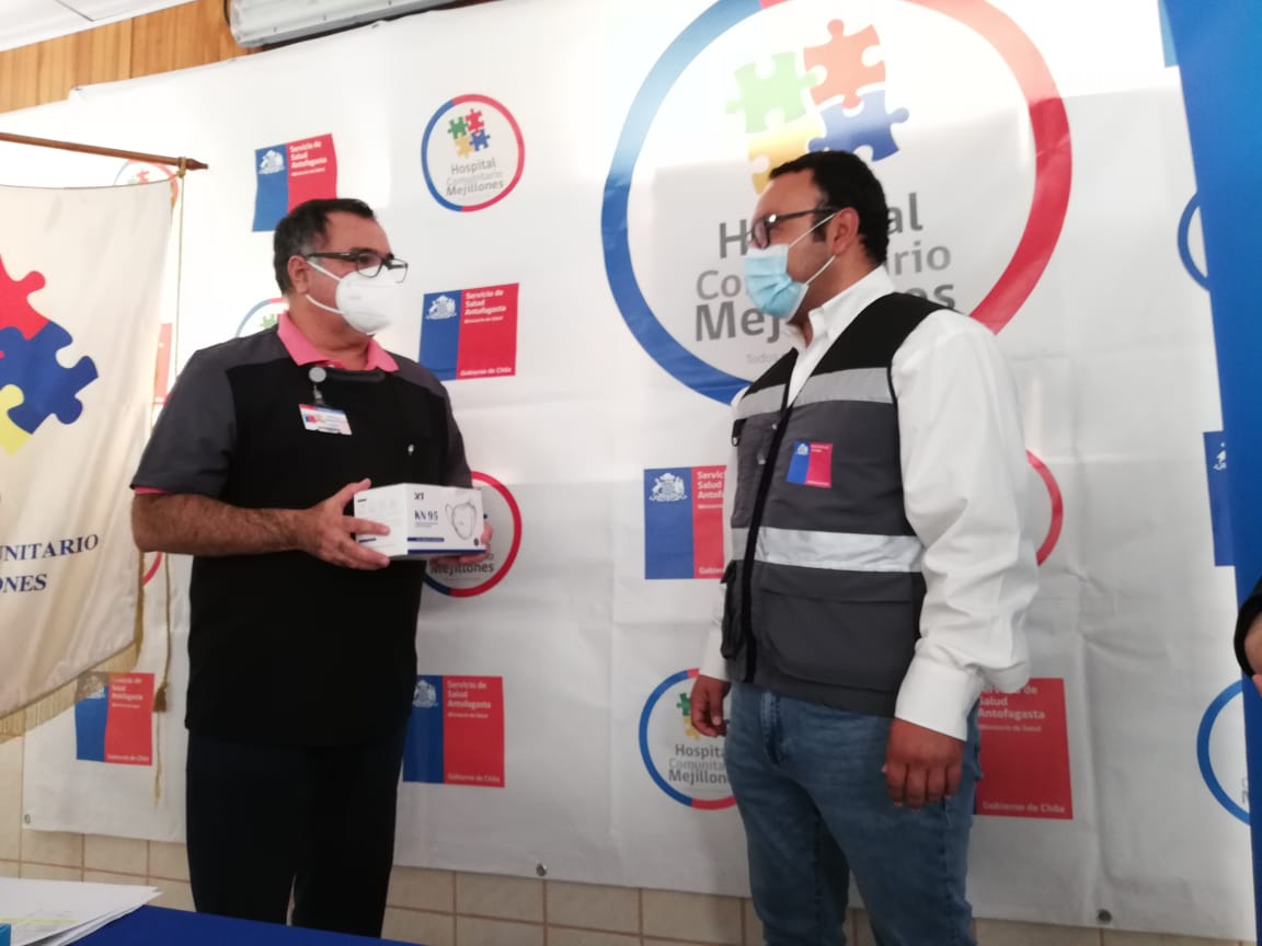 AIM y ENGIE donan elementos de protección para primera línea del Hospital Comunitario de Mejillones