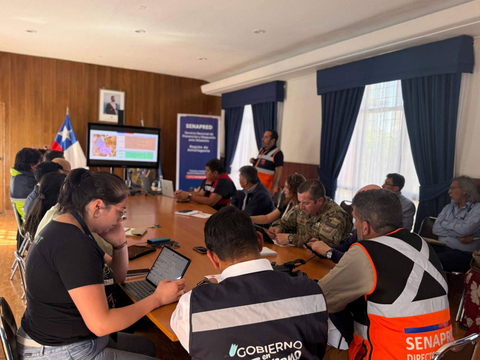 COGRID Provincial de El Loa fortaleció la coordinación interinstitucional ante lluvias estivales y sus riesgos asociados