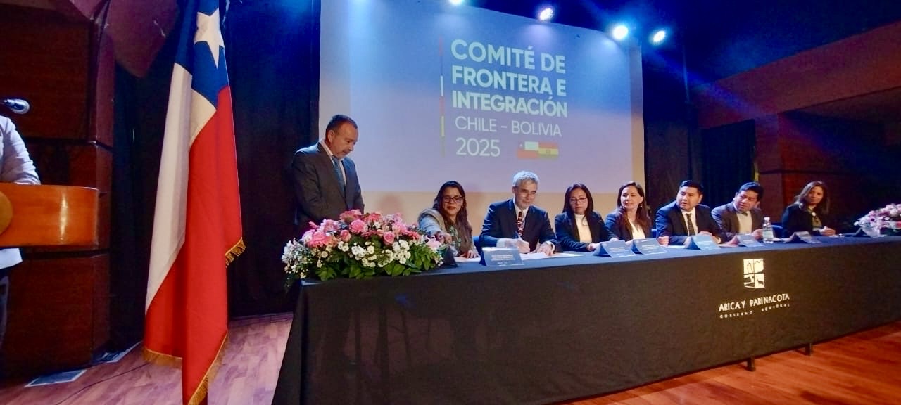 La Unidad de Asuntos Internacionales del Gobierno Regional participó en la “XVII Reunión del Comité de Frontera e Integración Chile-Bolivia”