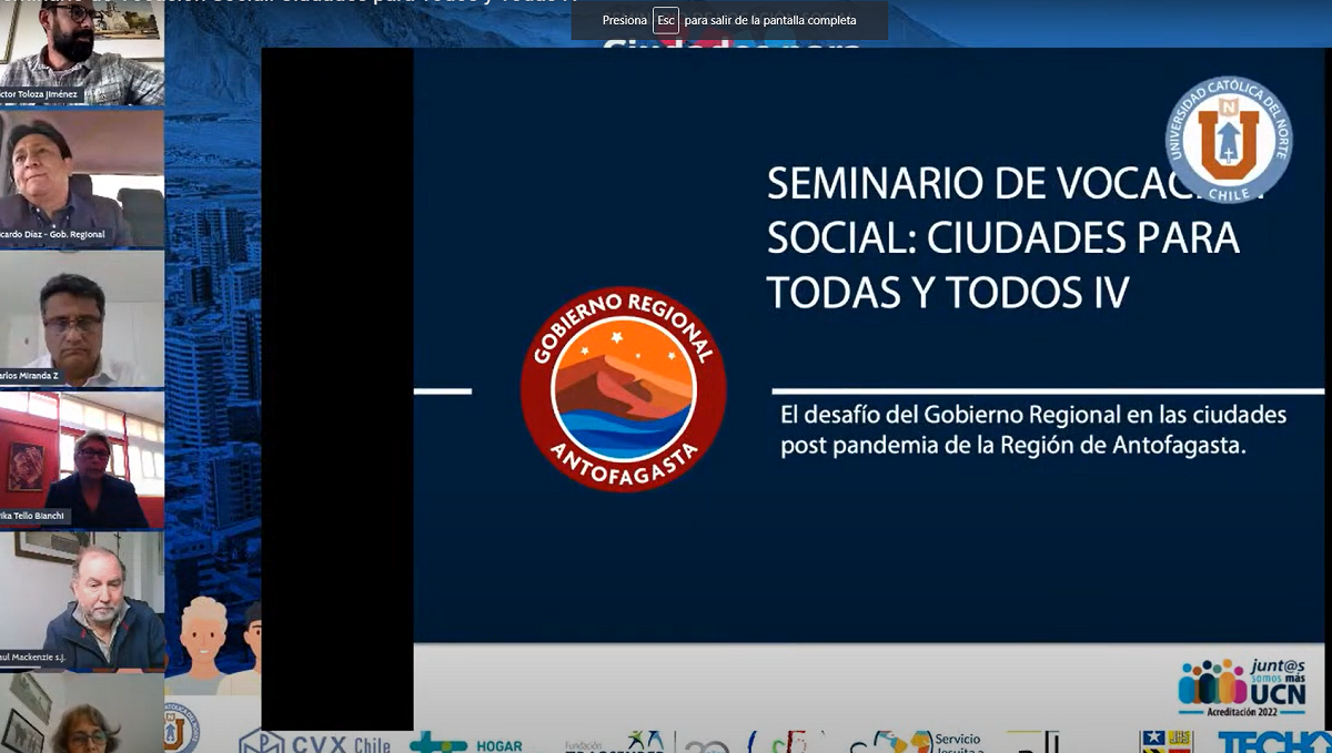 Calidad de vida, salud y vivienda marcan desafíos post-pandemia en la región de Antofagasta