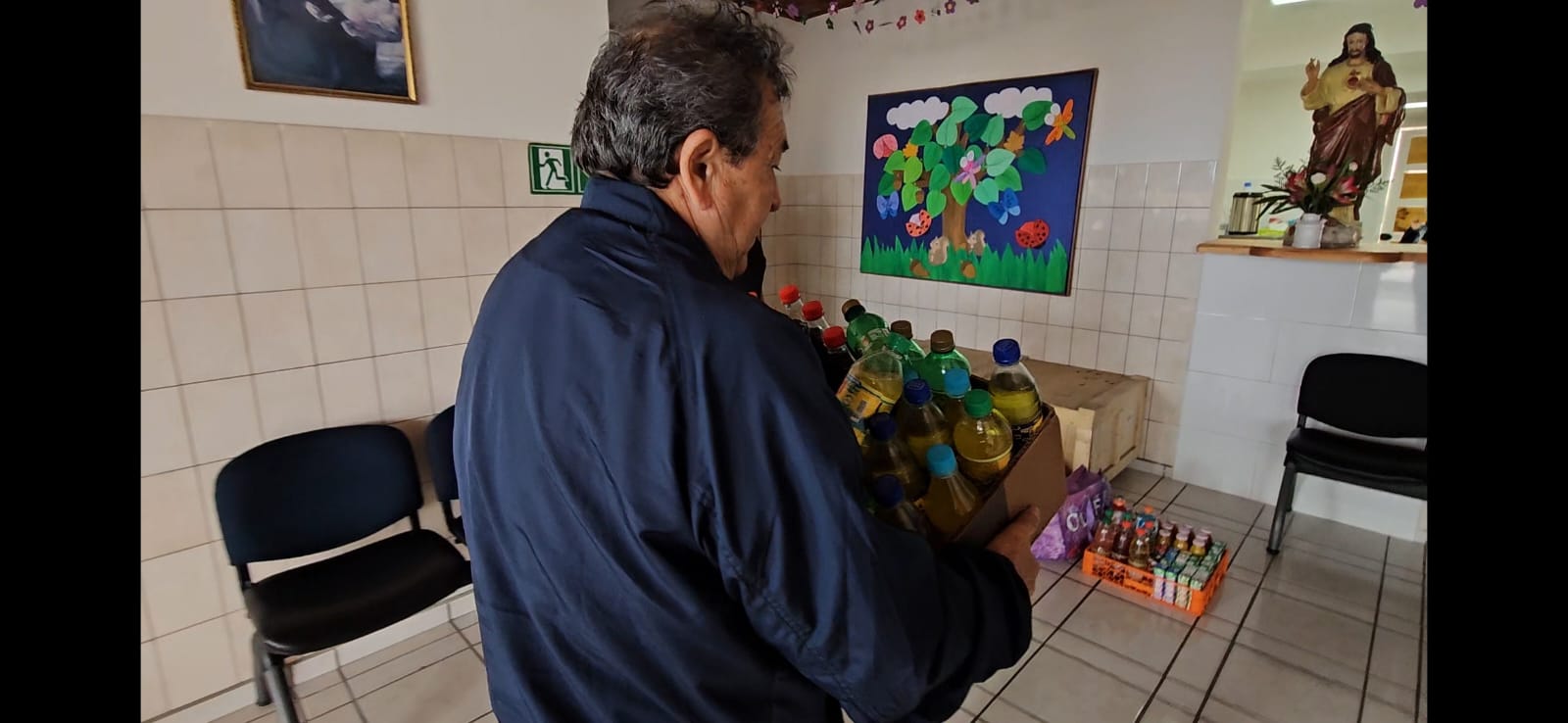 Municipalidad dona decomiso a Hogar don Orione
