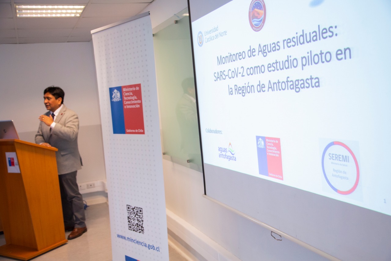 Más de $280 millones aportó el Gobierno Regional para el proyecto de monitoreo de Sars-Cov-2 en aguas residuales de Antofagasta