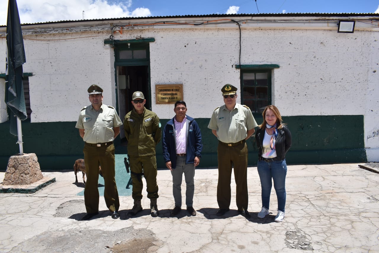 Autoridades regionales visitaron puestos fronterizos de Carabineros
