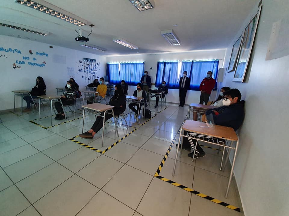 Dos nuevos establecimientos retoman las clases presenciales en Calama