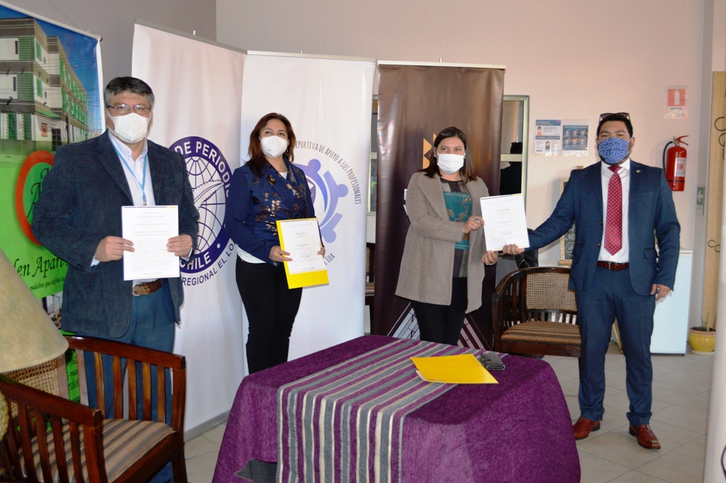 PERIODISTAS Y COMUNICADORES DE EL LOA SUSCRIBEN IMPORTANTE CONVENIO DE COLABORACIÓN CON ESTUDIO JURÍDICO DE CALAMA