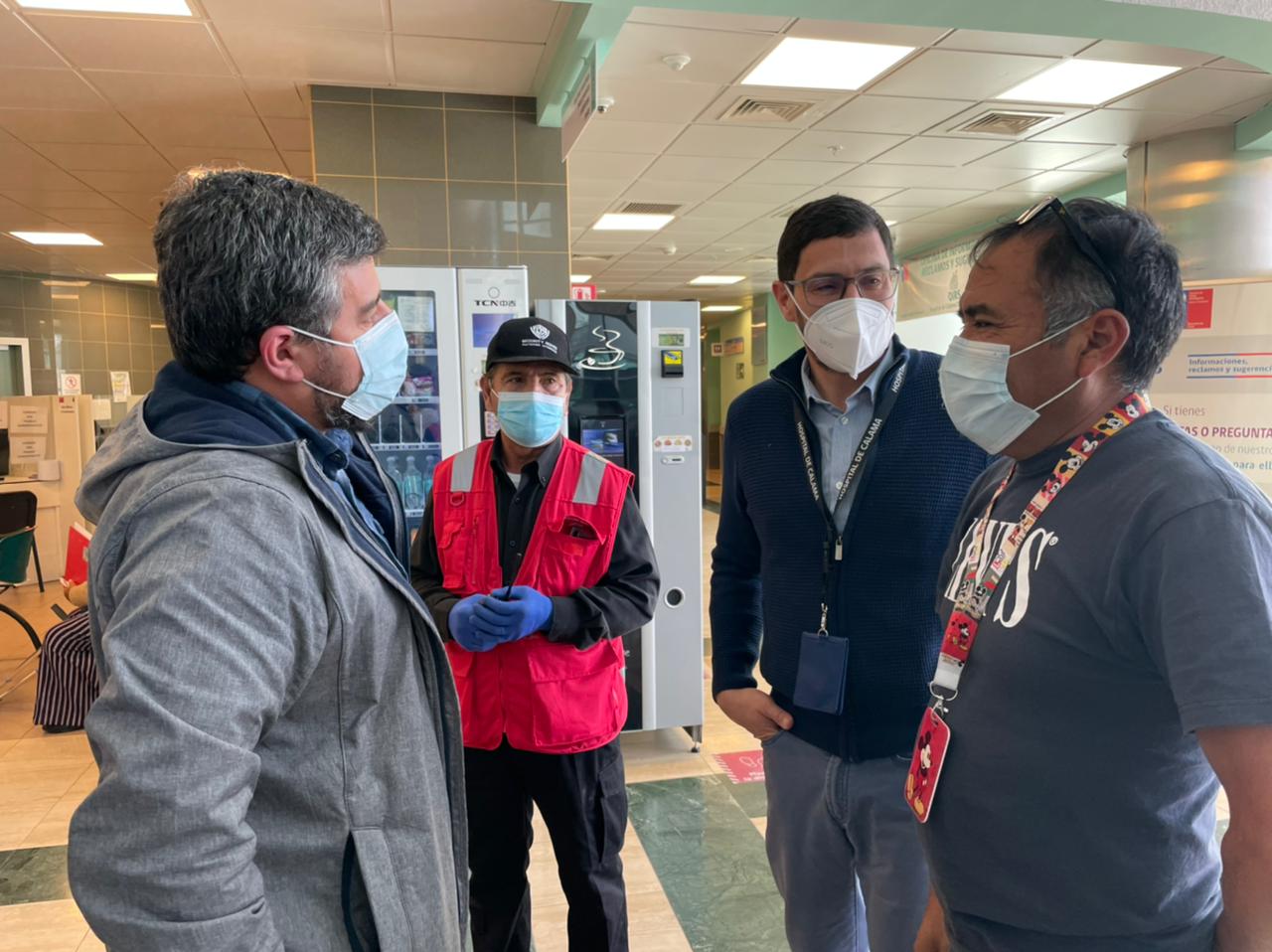 Diputado Jaime Araya apoya aumento de asignación de zona para funcionarios del hospital