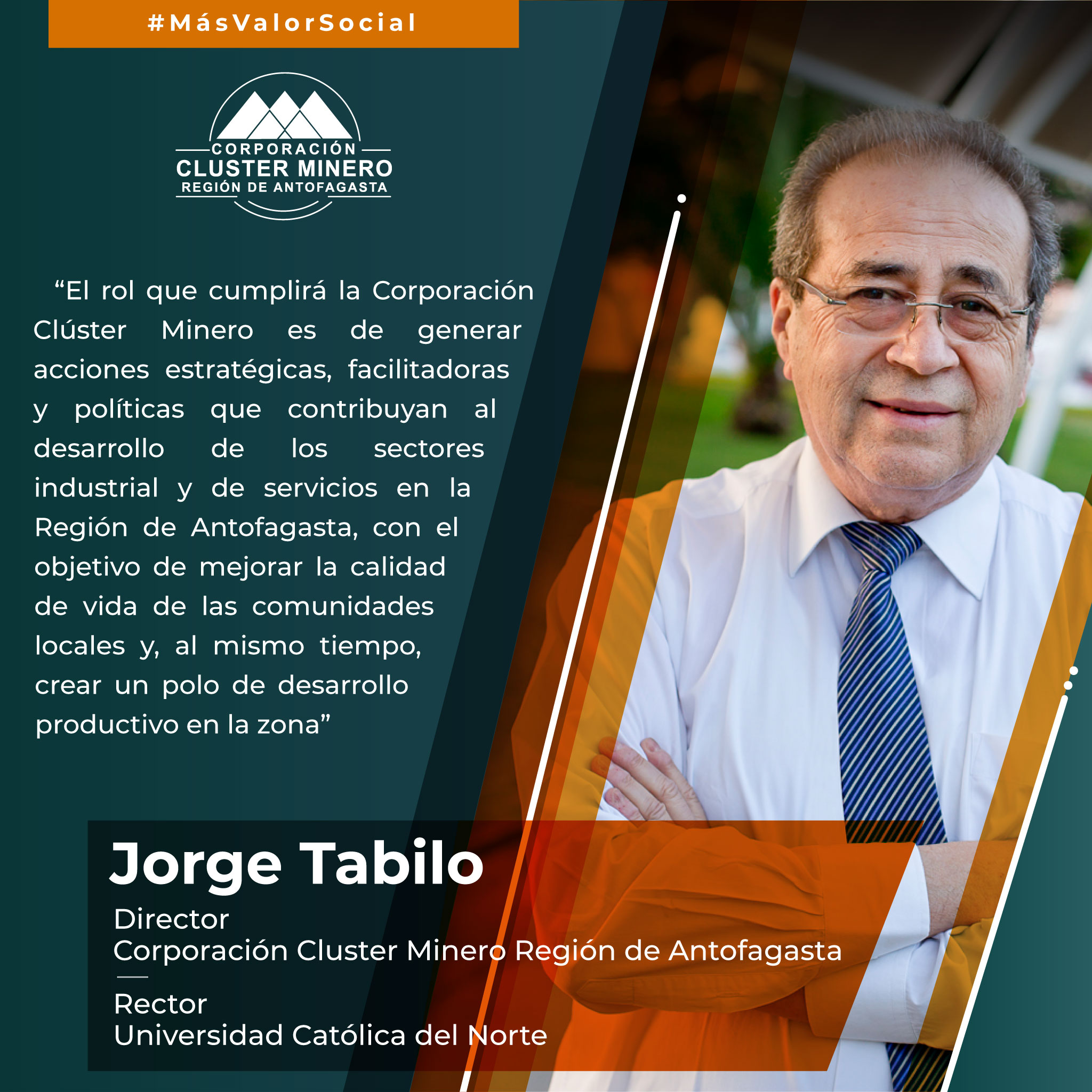El rol que cumplirá la Corporación Clúster Minero es el de generar acciones para el desarrollo de los sectores industrial y de servicios en la región