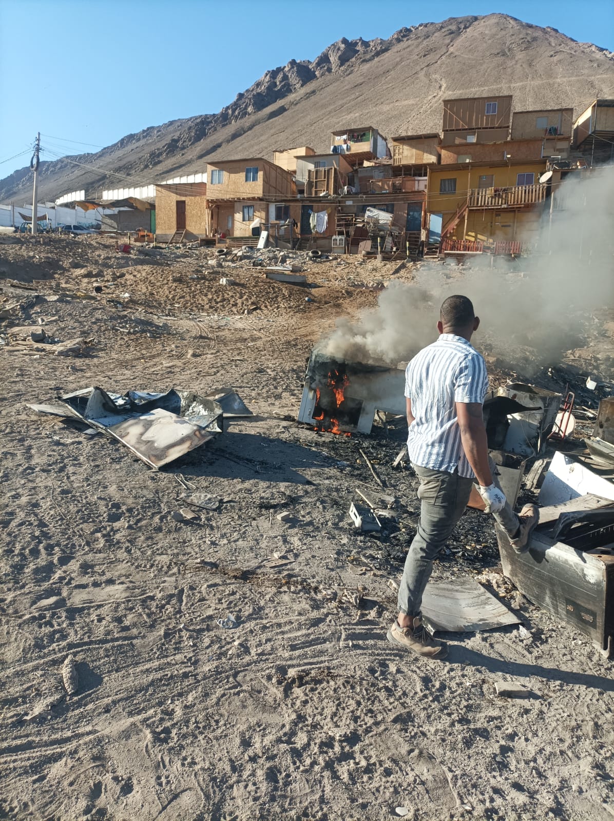 Municipio refuerza monitoreo ante quemas ilícitas en campamento Balmaceda