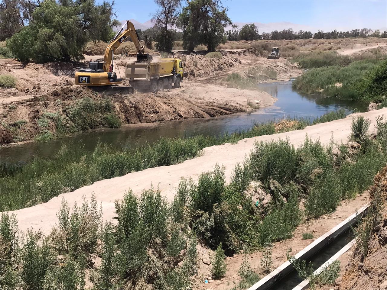 MOP constató positivo avance en limpieza y mejoramiento del río Loa en su paso por Calama