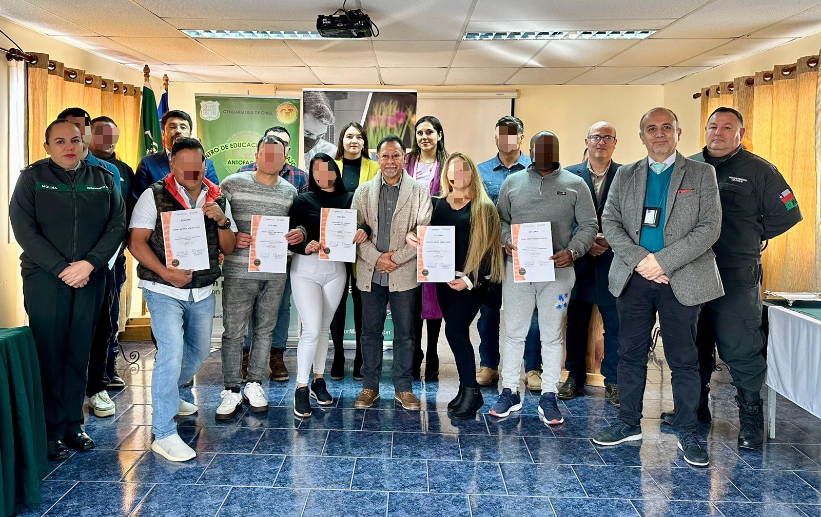 Internos del CET de Antofagasta se certifican en gasfitería y obras sanitarias