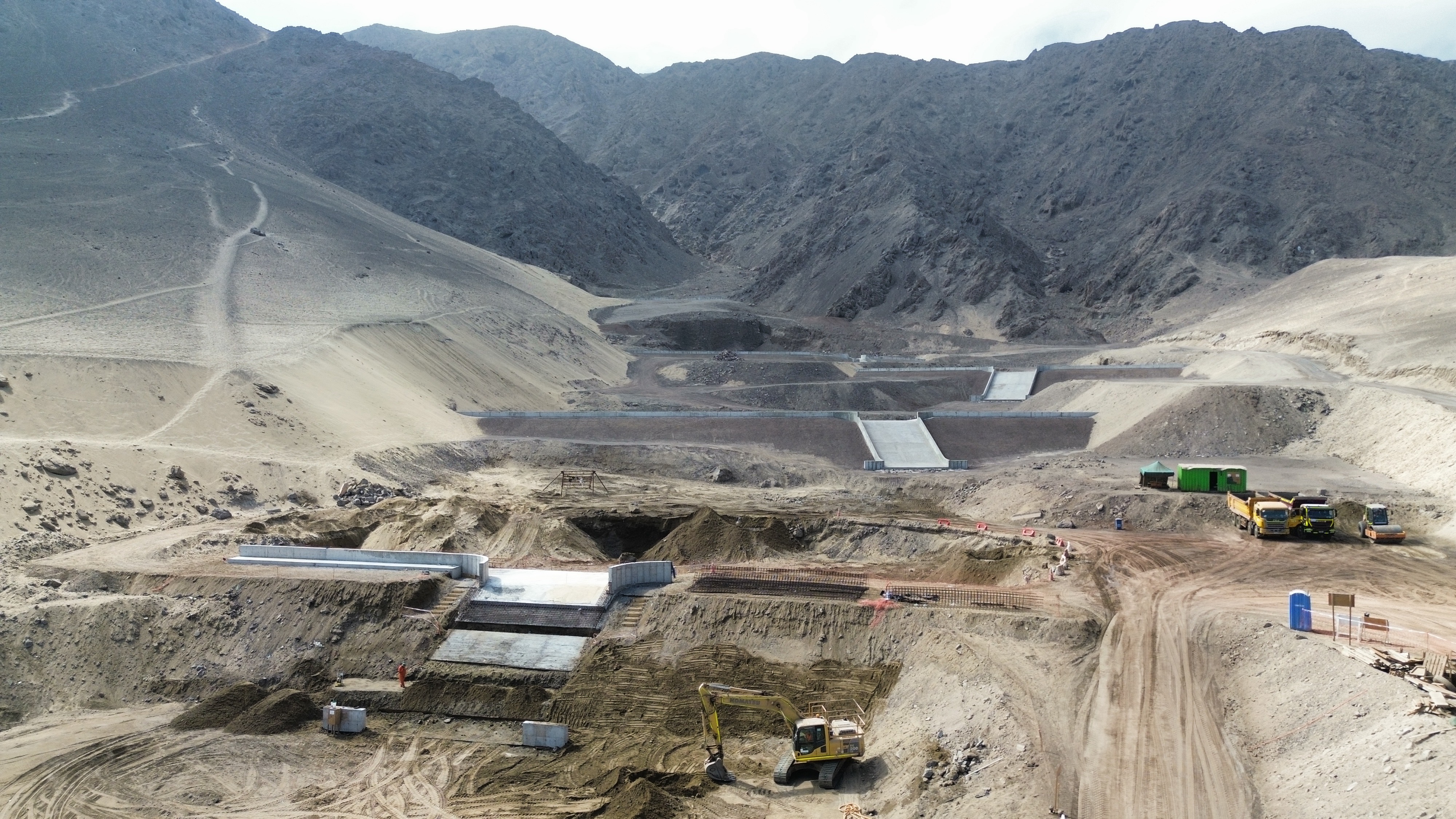 MOP avanza en segunda etapa de Obras de Control Aluvional en Quebrada Bonilla con más de $5 mil millones de inversión