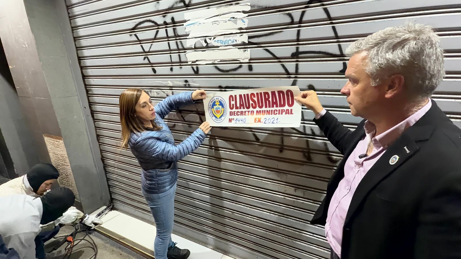 Fiscalización nocturna termina con 3 mini casinos clausurados