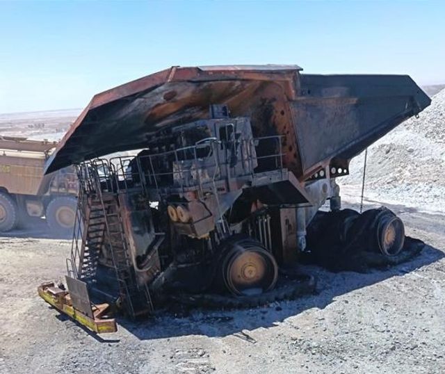 CODELCO informa sobre incendio de Caex ocurrido en División Ministro Hales