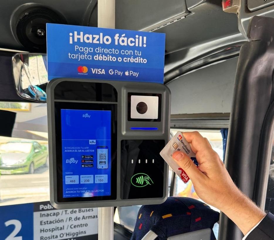 Aclaran el funcionamiento de los cobros con tarjetas bancarias en el transporte público