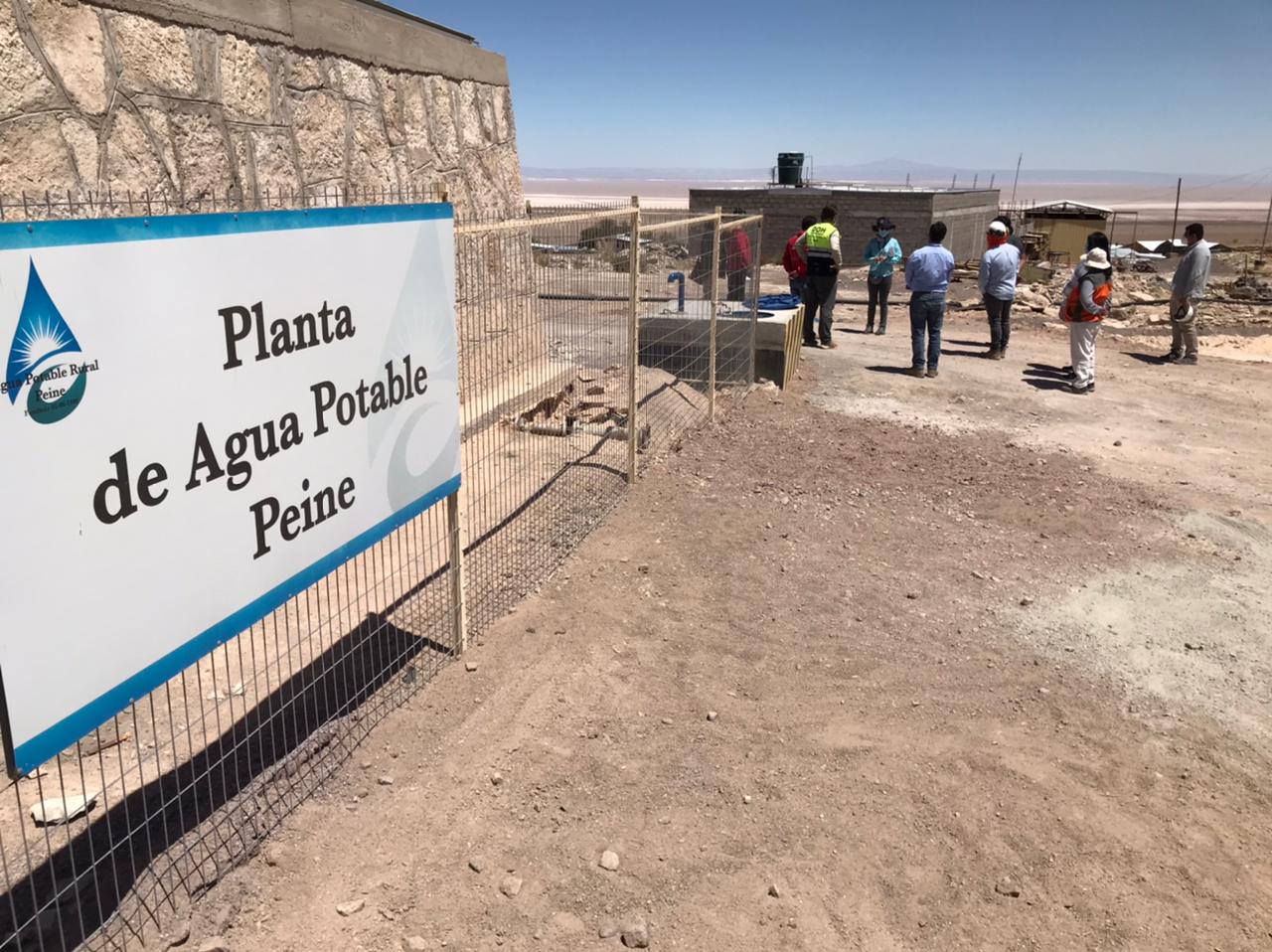 MOP inspeccionó obras de conservación a red de suministro de agua en Peine y Socaire