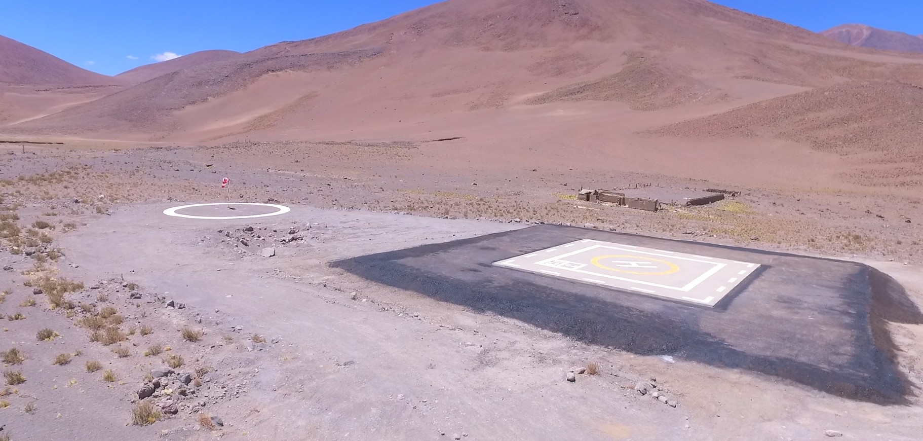 MOP concluye obras de nuevo Punto de Posada de Helicópteros de Socompa, en la Frontera Chile-Argentina