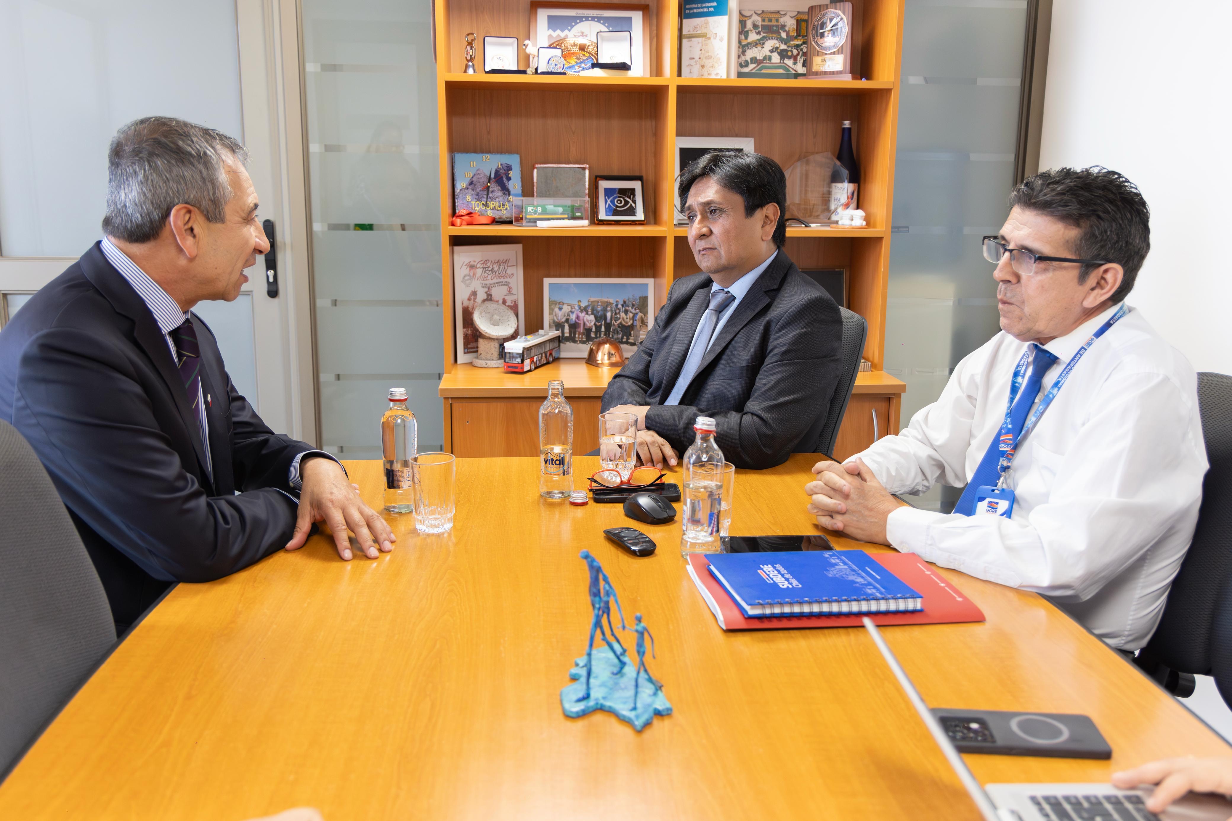 Comisionado Presidencial para la macro zona norte comprometió alianza con el Gobernador Regional para enfrentar las problemáticas de seguridad